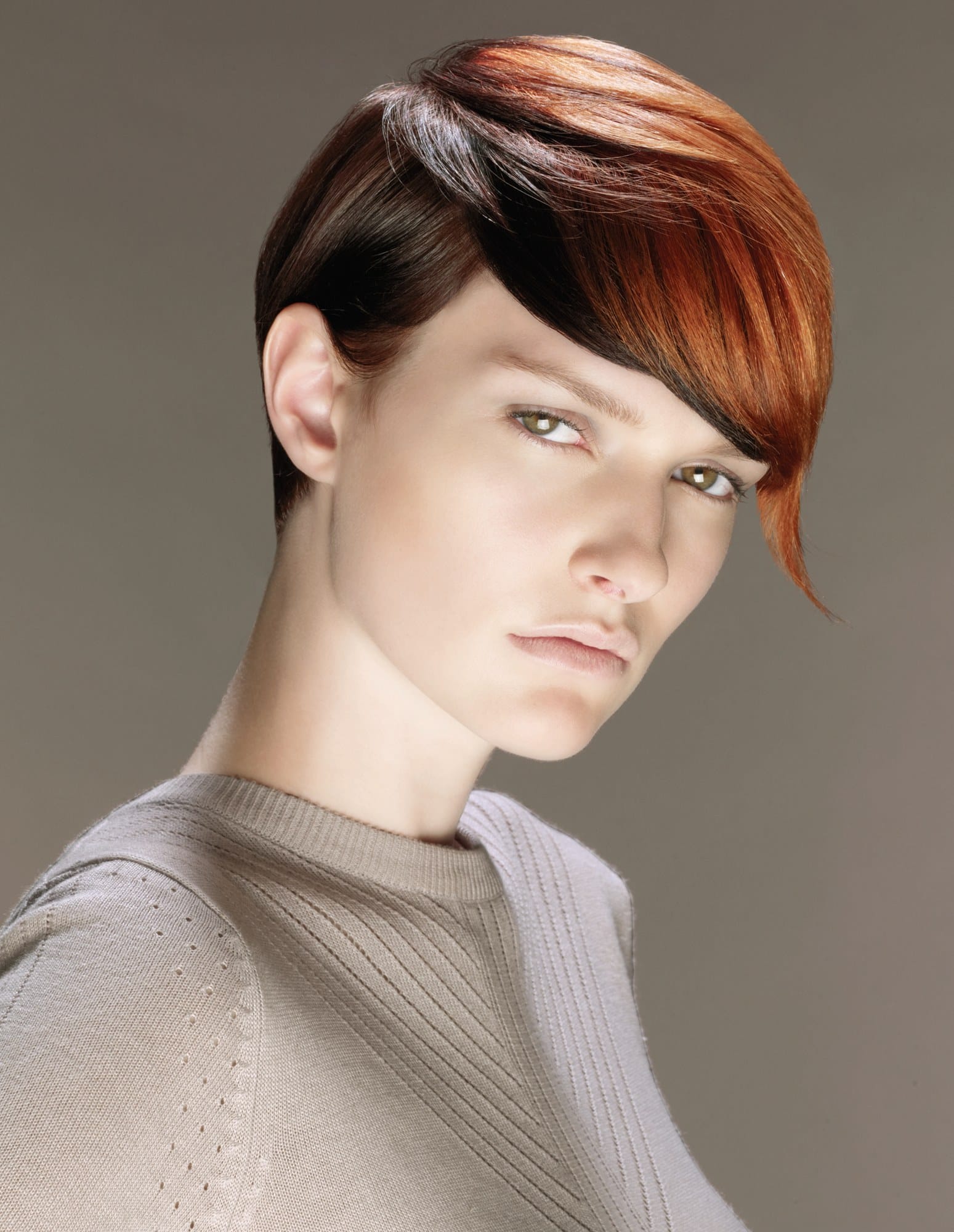 Windblown auburn waves with movement and shine – Essensuals Evolution by Yumi Nakada-Dingle