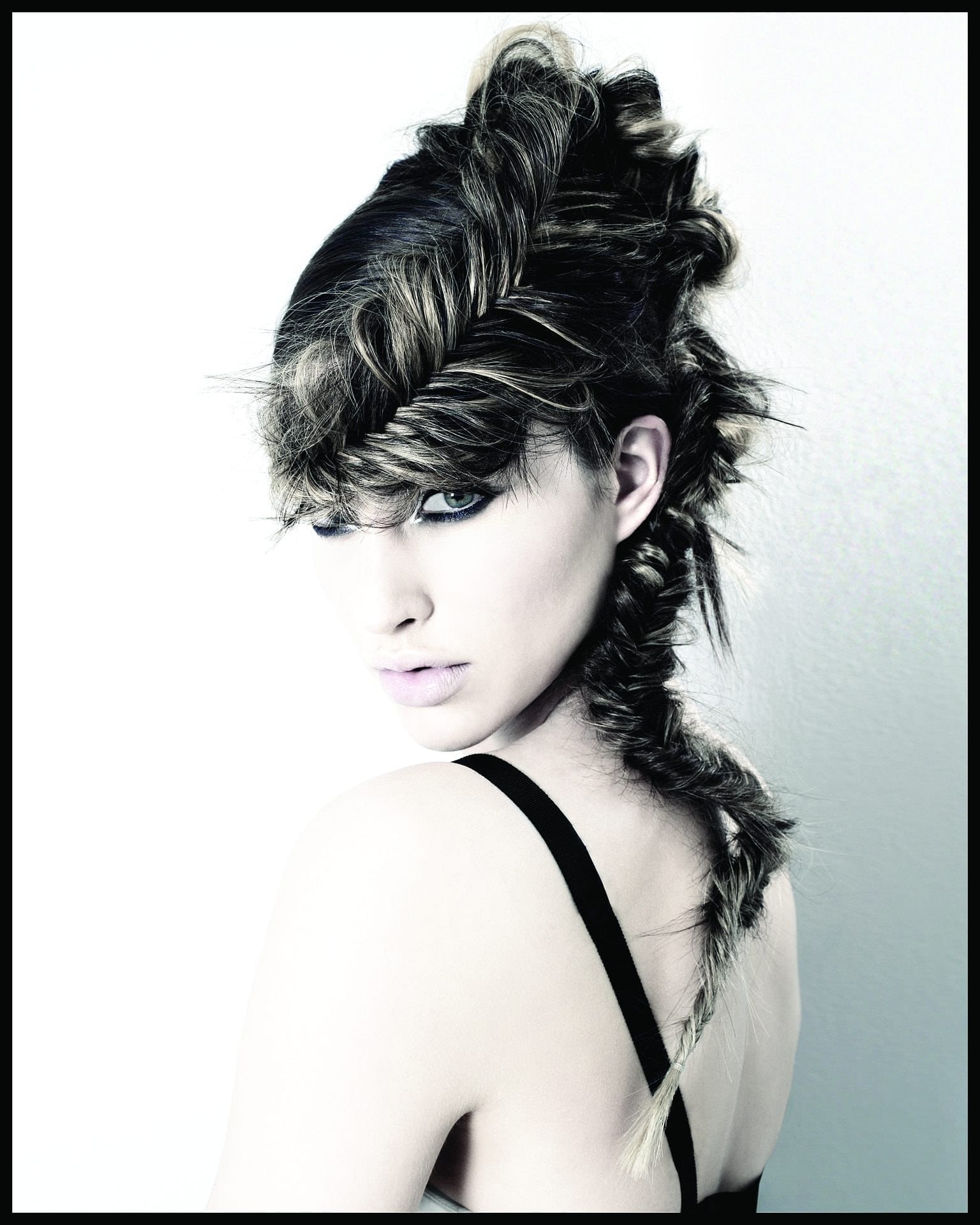 Sculptural fishtail braid from a disconnected crown – RUSH Southern Finalist
