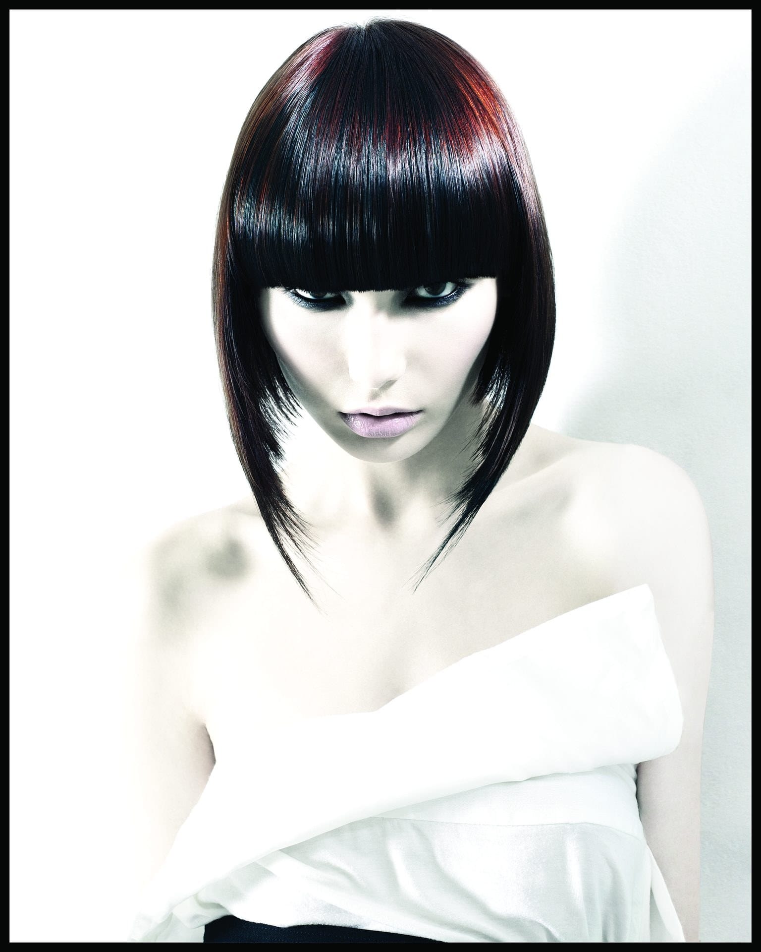 Splintered soft fringe framing the eyes – RUSH Southern Finalist