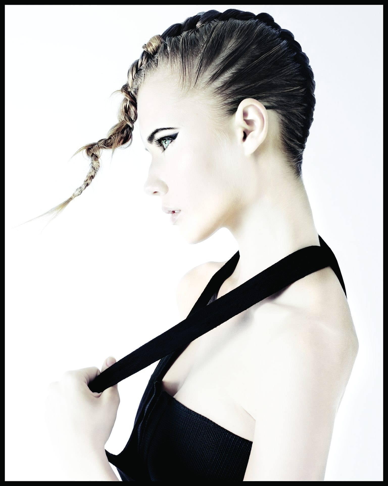 Cool smoked monochrome braid – RUSH Southern Finalist editorial