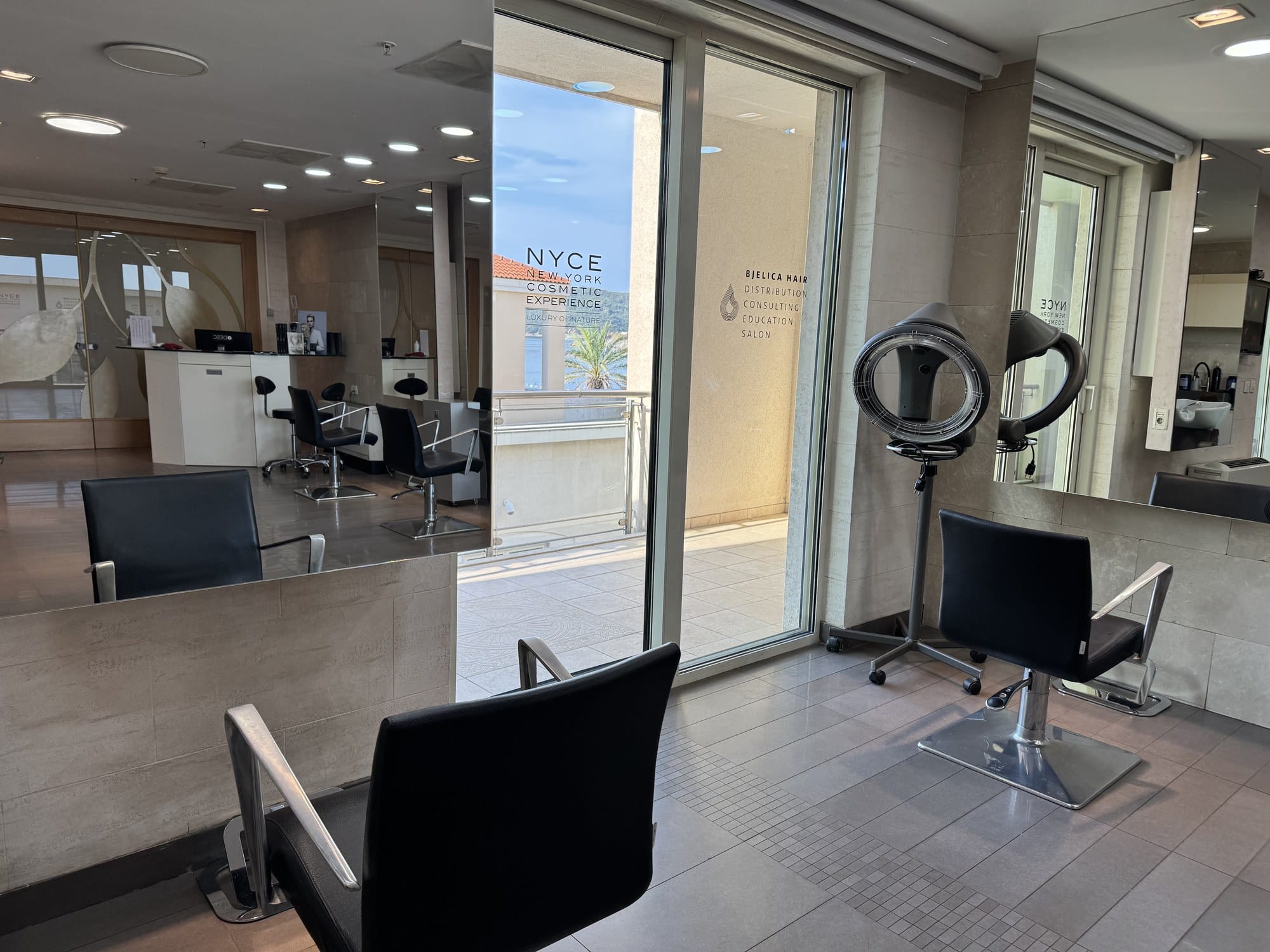 Bjelica Hair salon floor, Budva