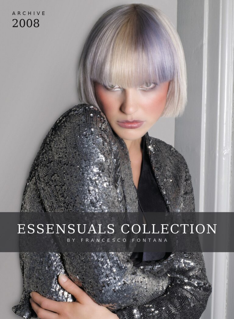 Essensuals Collection archive cover – lilac and platinum bob, by Francesco Fontana