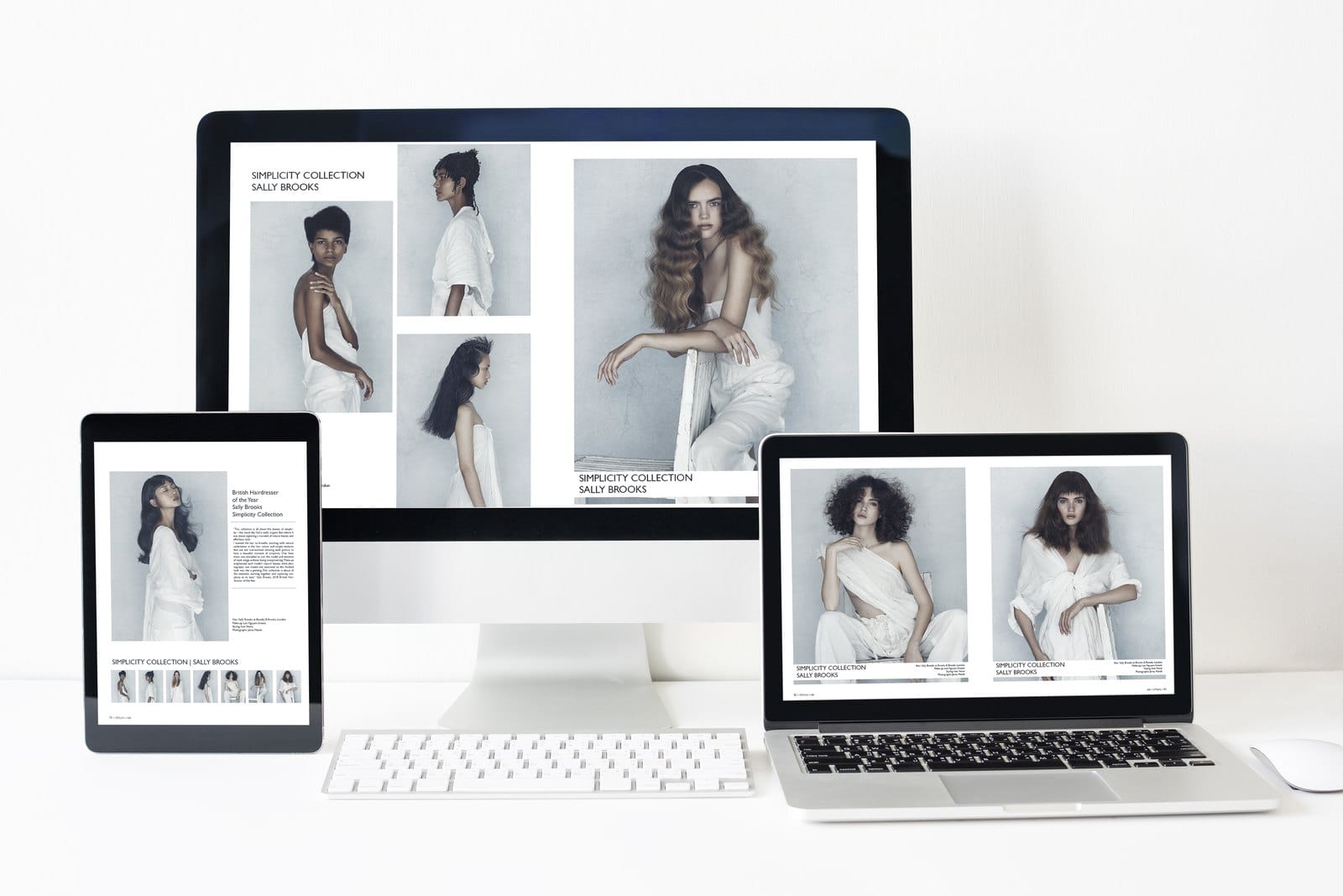 Styling Magazine digital editions on desktop, tablet and phone