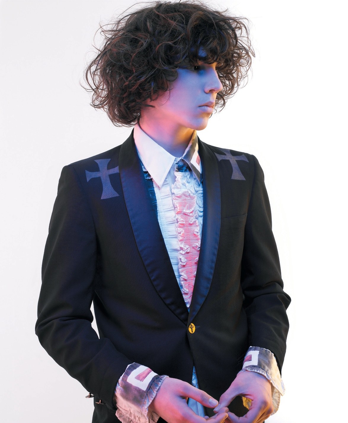 Men's dark tousled curls – Toni & Guy Collections, Hide Saiga 2008