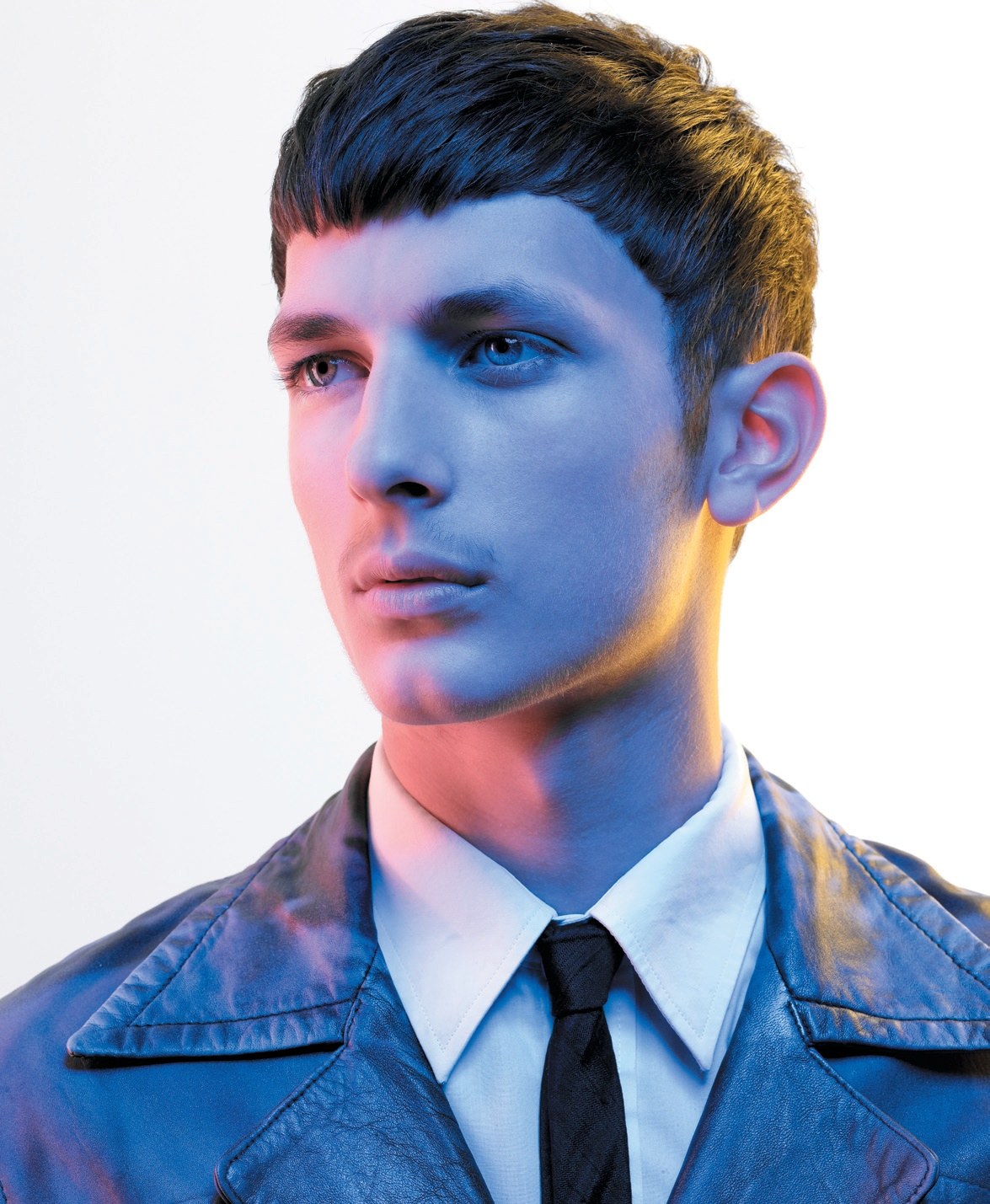 Men's short cut with a straight-across fringe – Toni & Guy Collections, Hide Saiga 2008