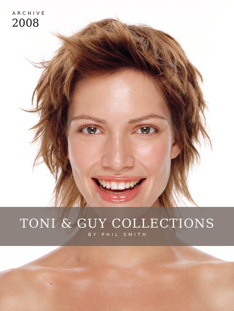 Toni & Guy Collections archive cover – choppy copper layers, by Phil Smith