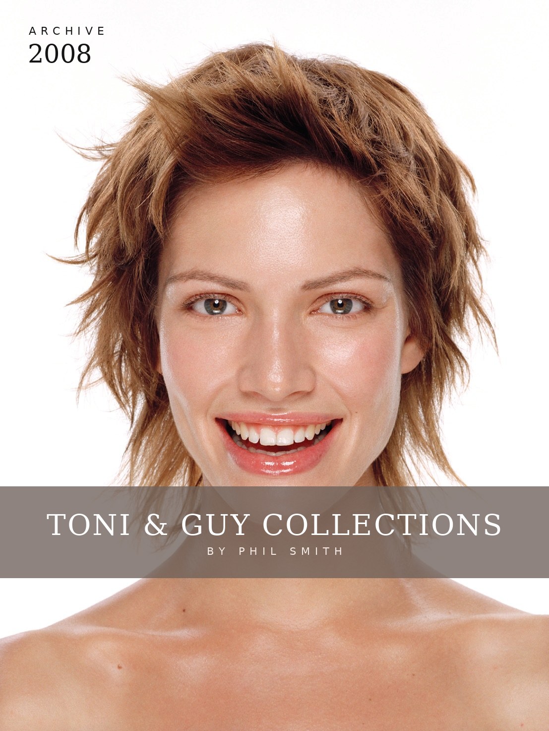 Toni & Guy Collections archive cover – choppy copper layers, by Phil Smith
